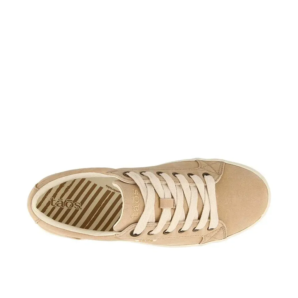 TAOS FOOTWEAR MEN'S STARSKY TAN DISTRESSED SNEAKER 10 M